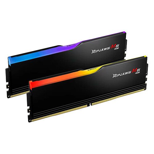 G.Skill Ripjaws M5 RGB 64 Go (2 x 32 Go) DDR5 6800 MHz CL34 - Noir