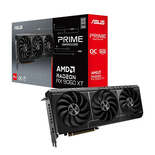 ASUS Prime Radeon RX 9060 XT OC Edition 16GB GDDR6