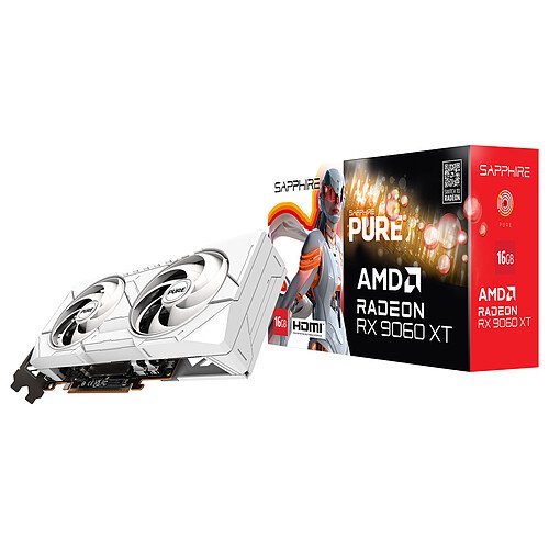 Sapphire PURE AMD Radeon RX 9060 XT 16GB